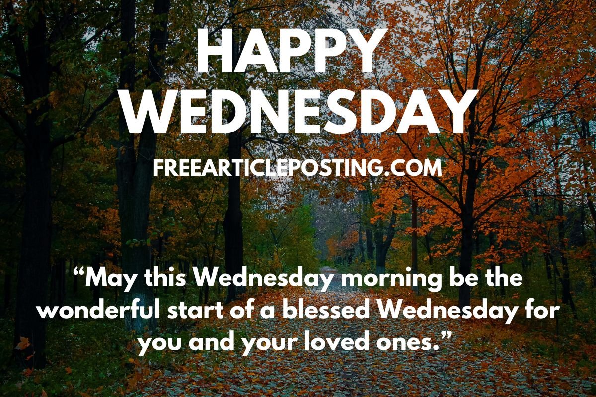 Wednesday morning blessings