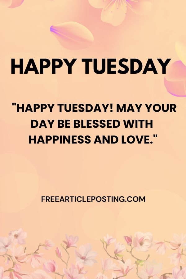 Free Tuesday blessings