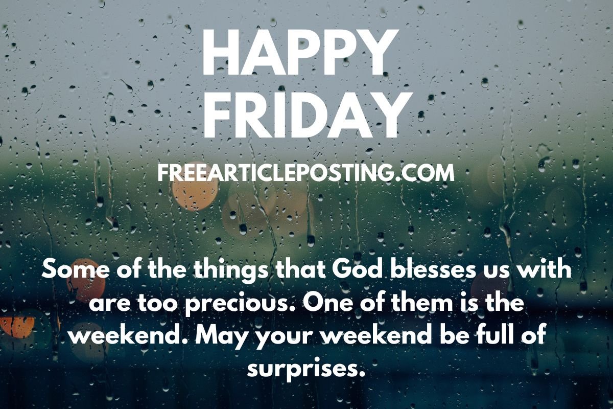 Friday Morning Blessings Quotes For Friends