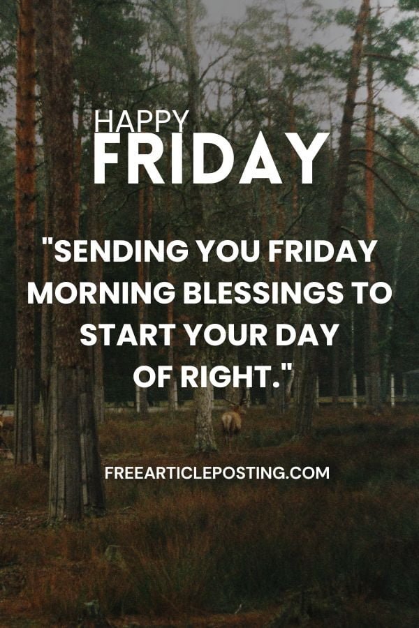 Friday blessings good morning images