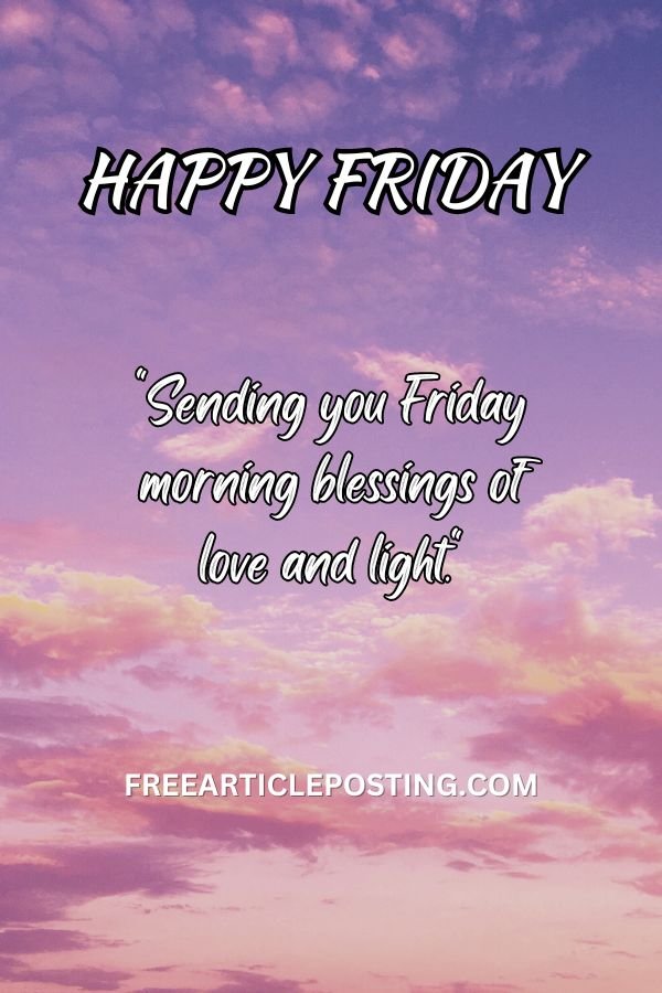 Friday morning greetings and blessings images