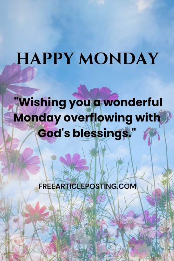 Good morning Monday blessings images