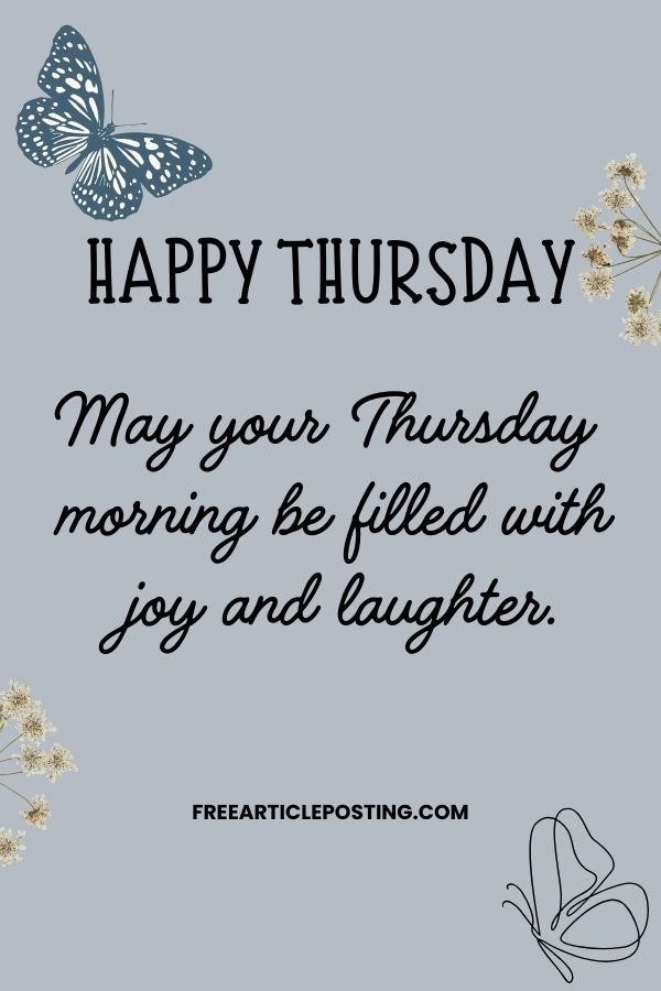 Good morning Thursday god bless