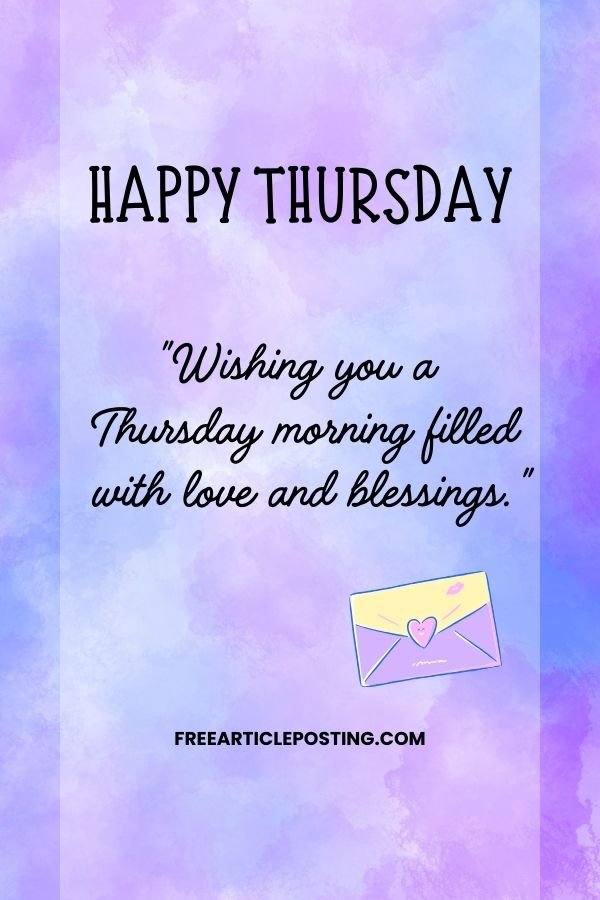 Good morning Thursday inspirational blessings images and quotes