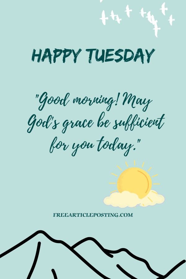 Good morning Tuesday prayer