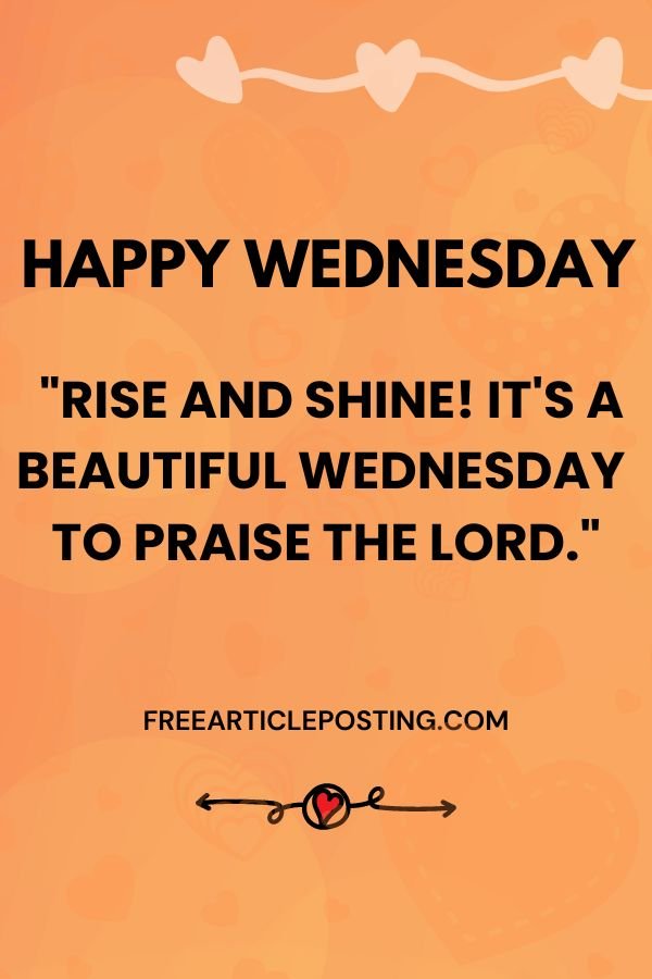 Good morning Wednesday blessings images and quotes