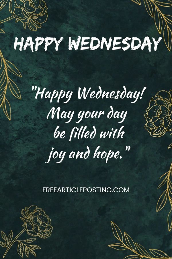 Good morning Wednesday prayer quotes