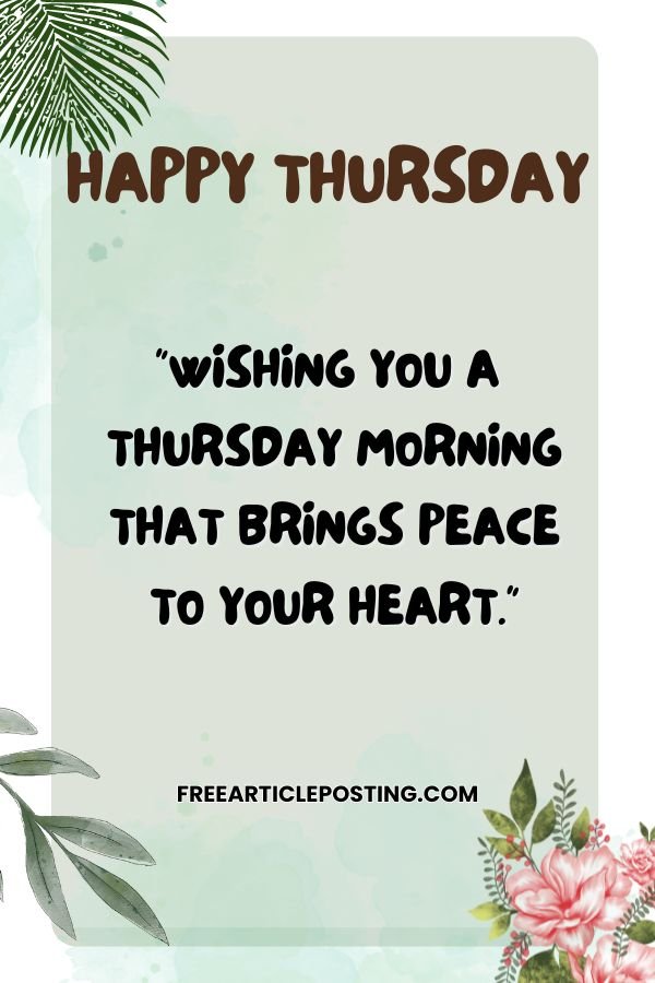 Good morning blessings Thursday