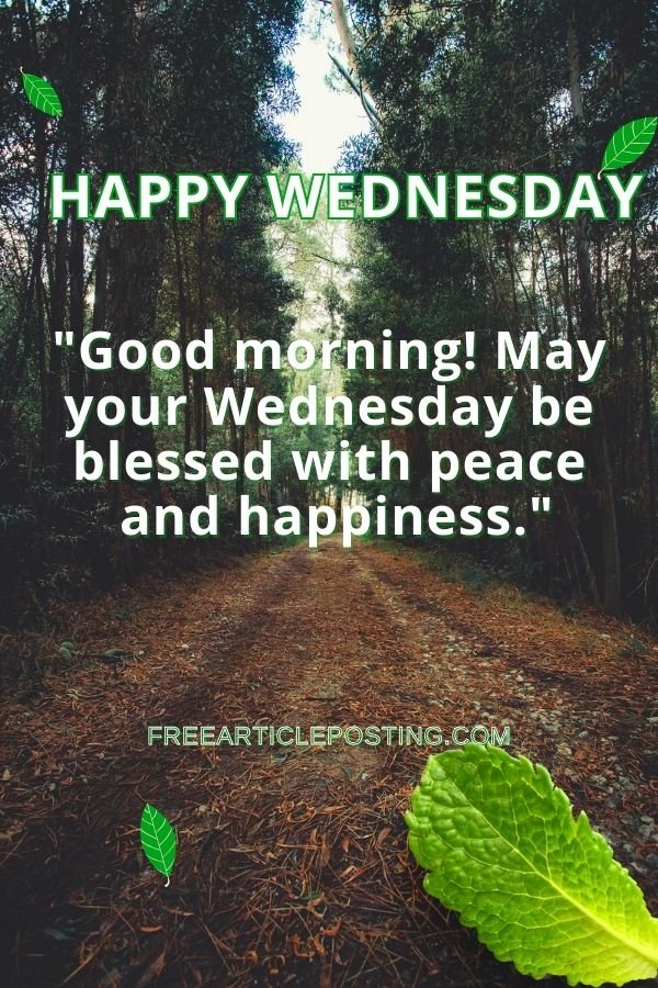 Good morning happy Wednesday god bless you