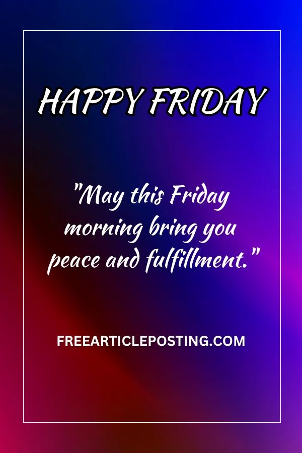 Happy Friday morning blessings images