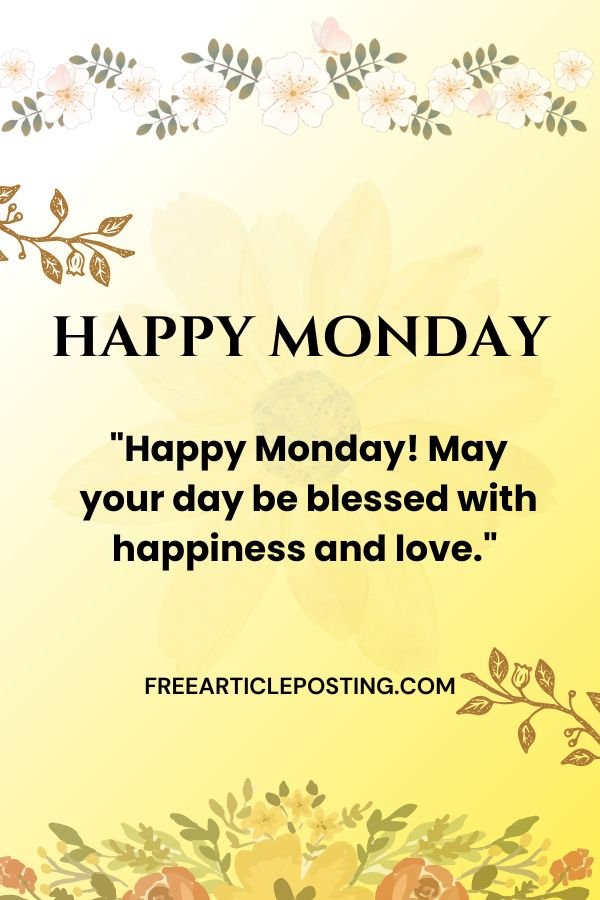 Happy Monday blessings images