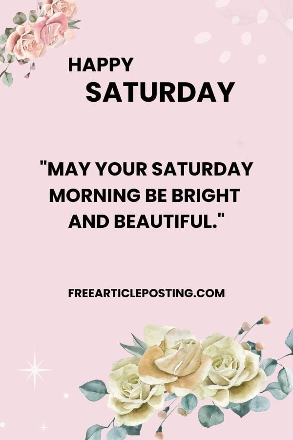 Happy Saturday blessings images