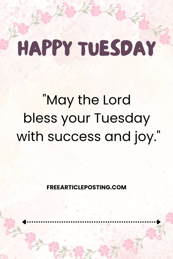 Happy Tuesday blessings images and quotes