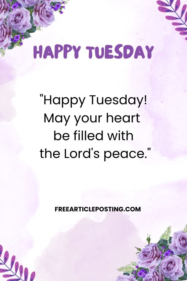 Happy Tuesday blessings quotes