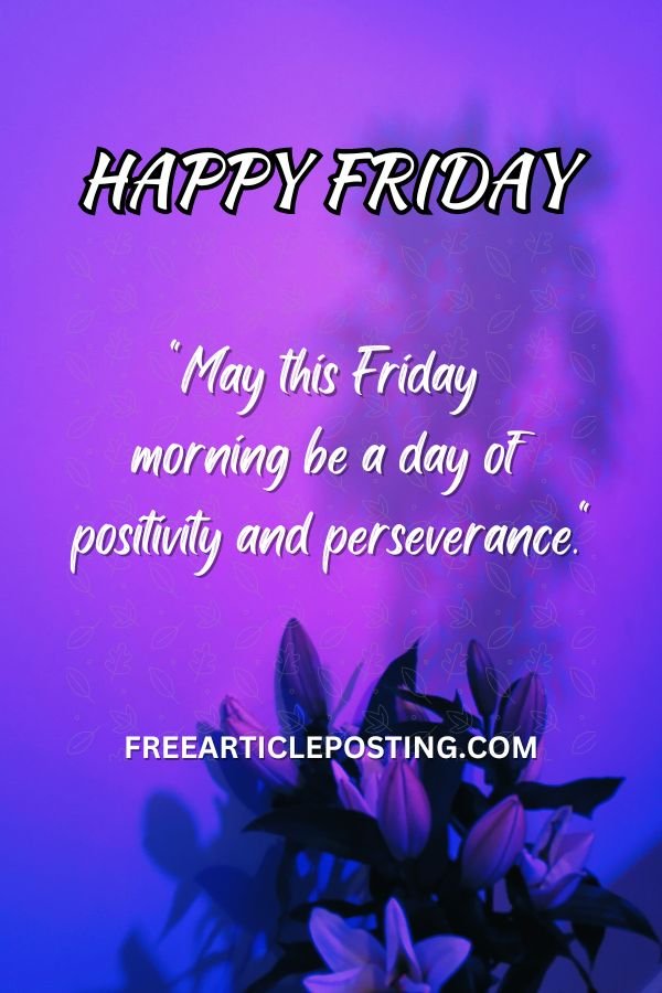 Happy and blessed Friday