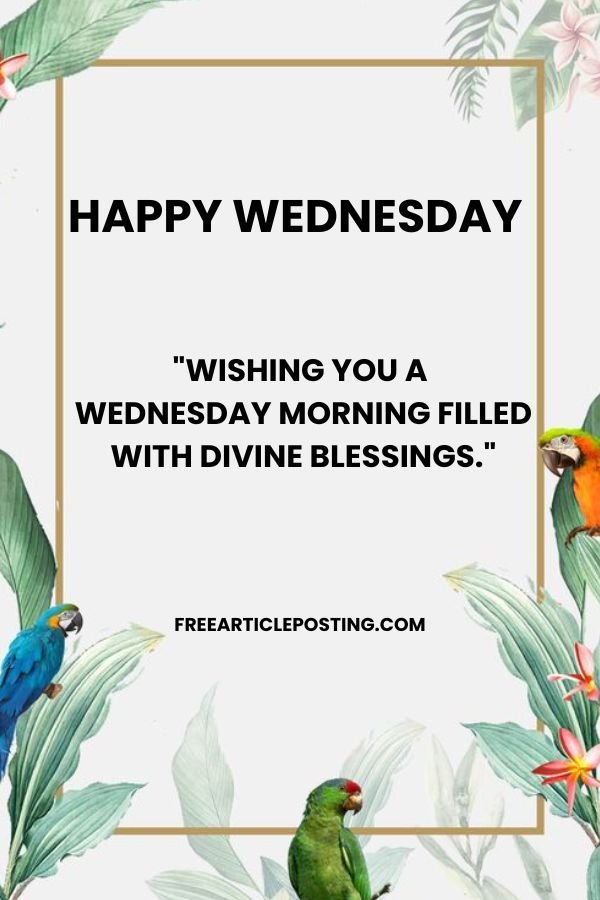 Have a blessed Wednesday images