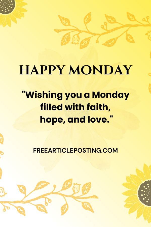 Monday blessings and prayers images