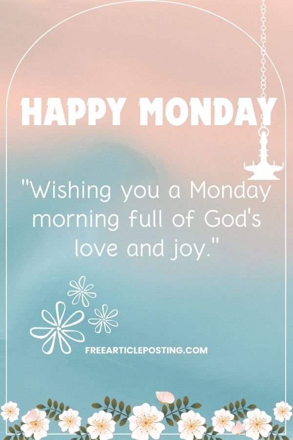 Monday blessings bible verses