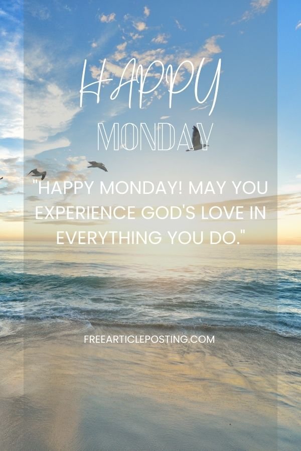 Monday good morning blessings images