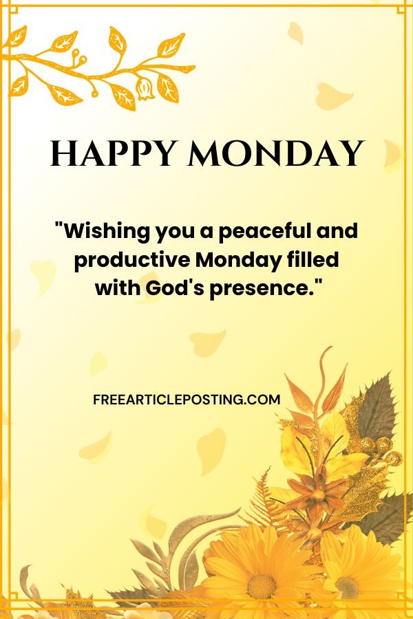 Monday morning blessings quotes