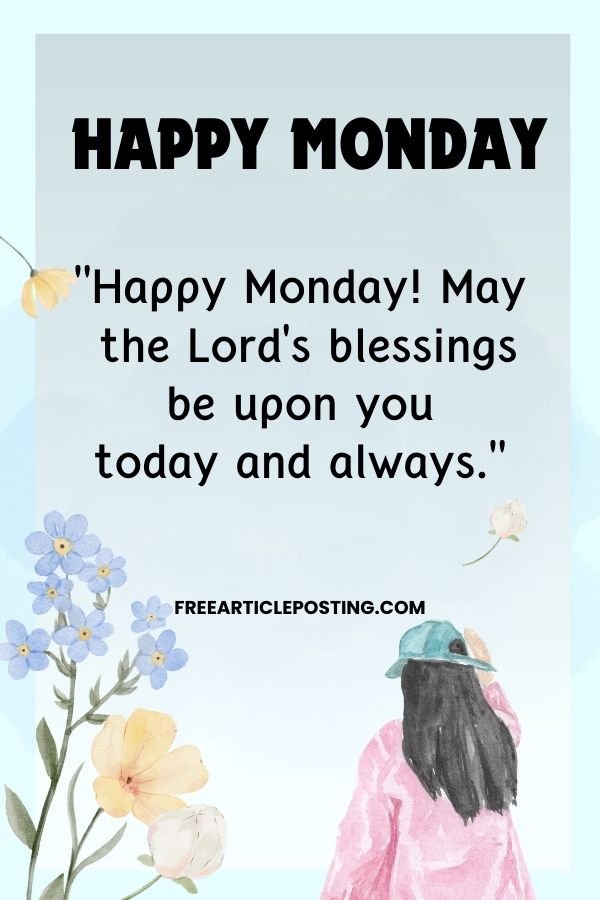 Monday morning greetings and prayers