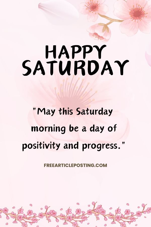 Saturday blessings