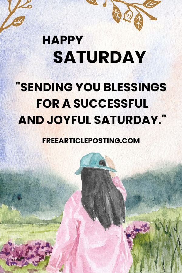 Saturday blessings and prayers
