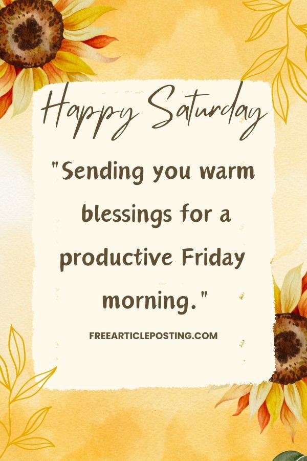 Saturday blessings quotes