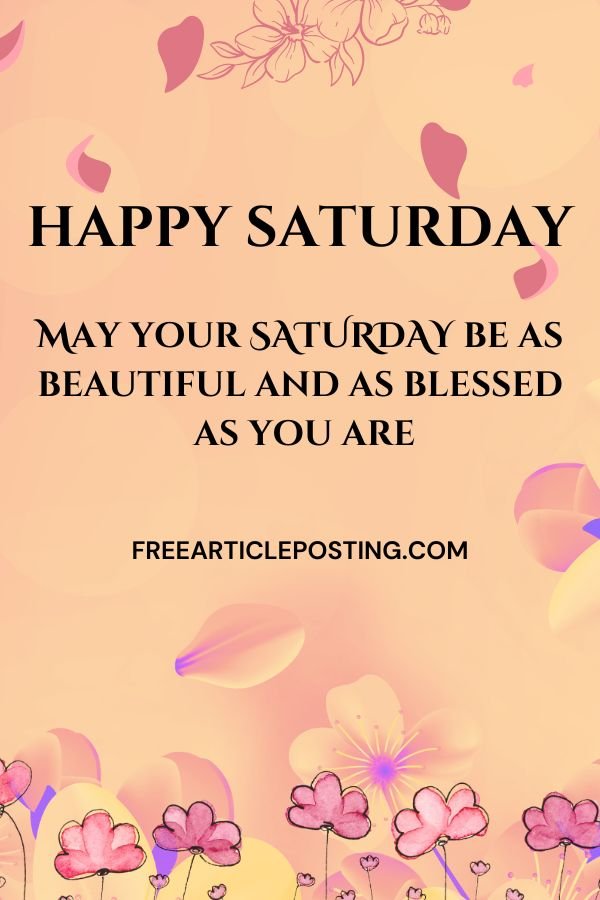 Saturday morning blessings images