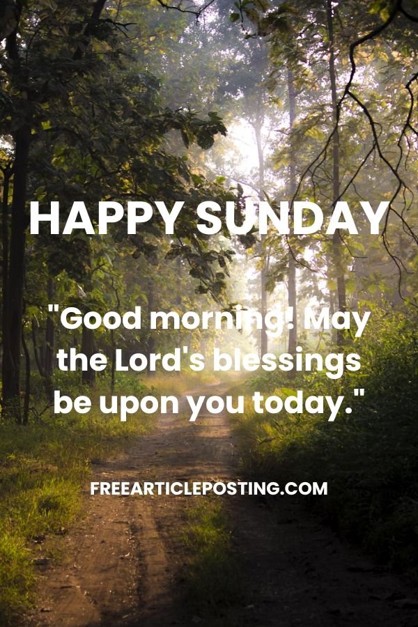 Sunday blessing images