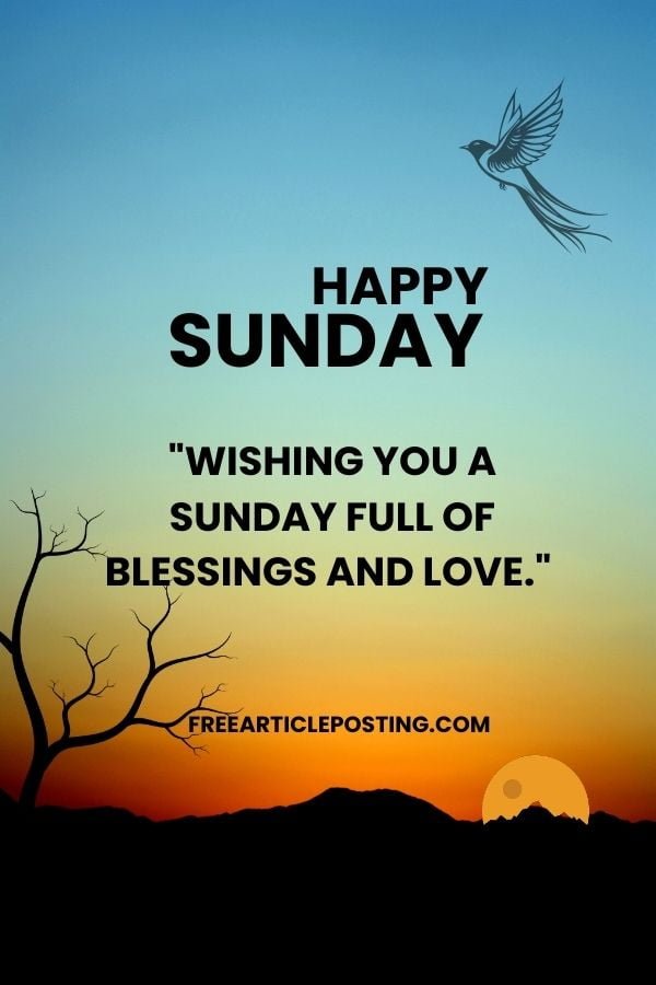 Sunday blessings images and quotes