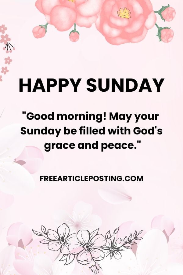 Sunday morning blessings