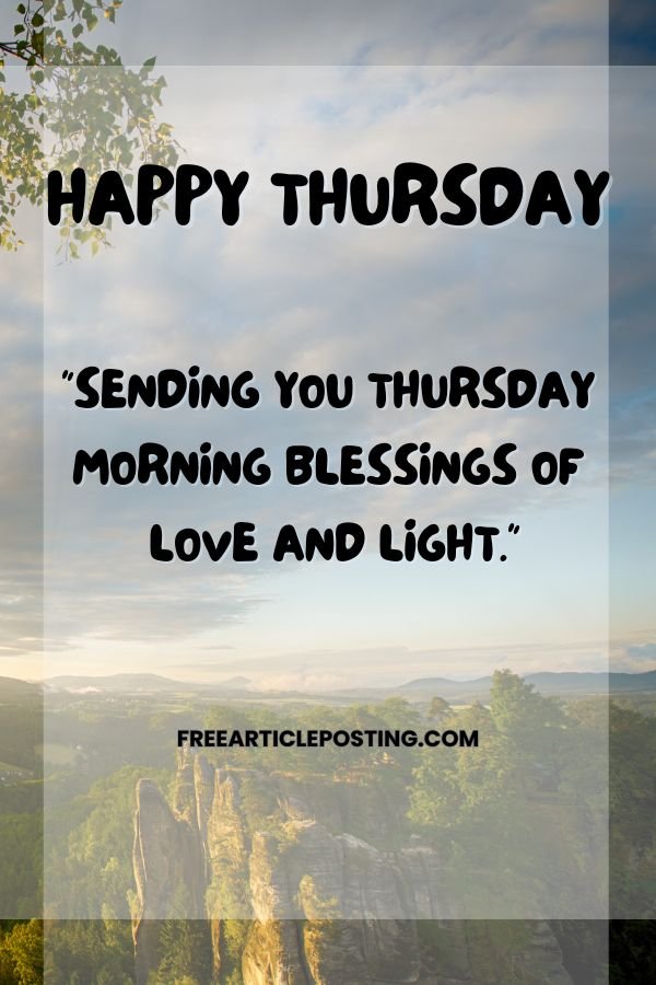 Thursday blessings with bible verses