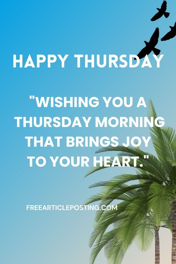 Thursday morning wishes