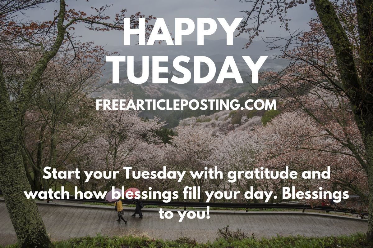 Tuesday Morning Blessings Quotes
