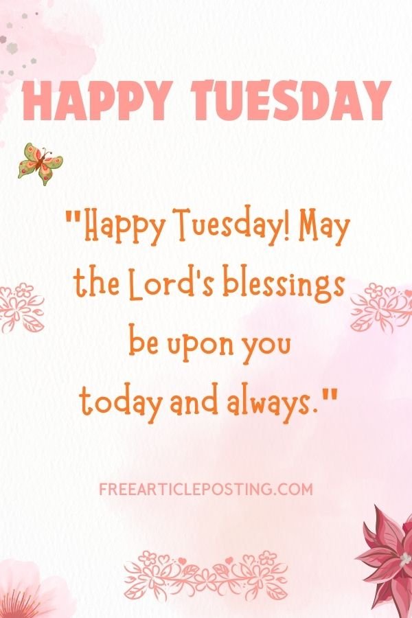 Tuesday blessings quotes