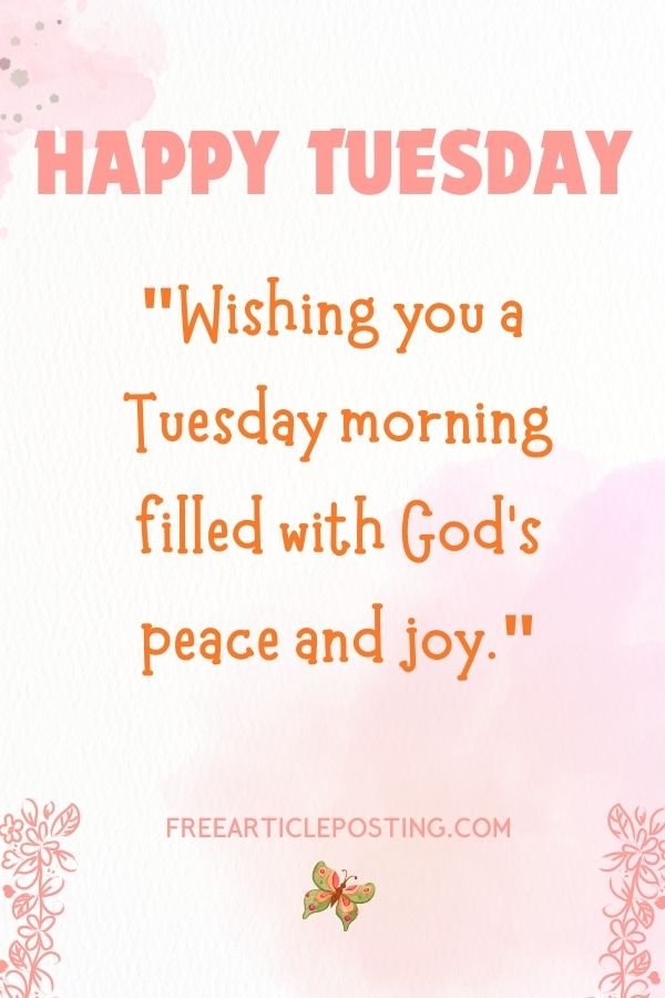 Tuesday blessings quotes and images