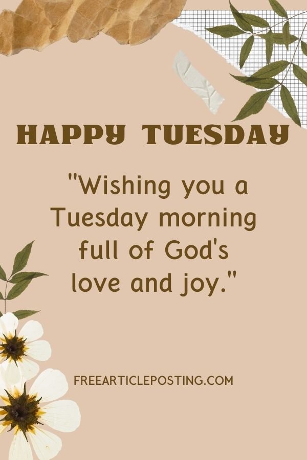 Tuesday morning quotes and blessings