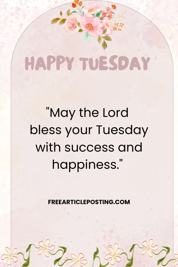 Tuesday prayer