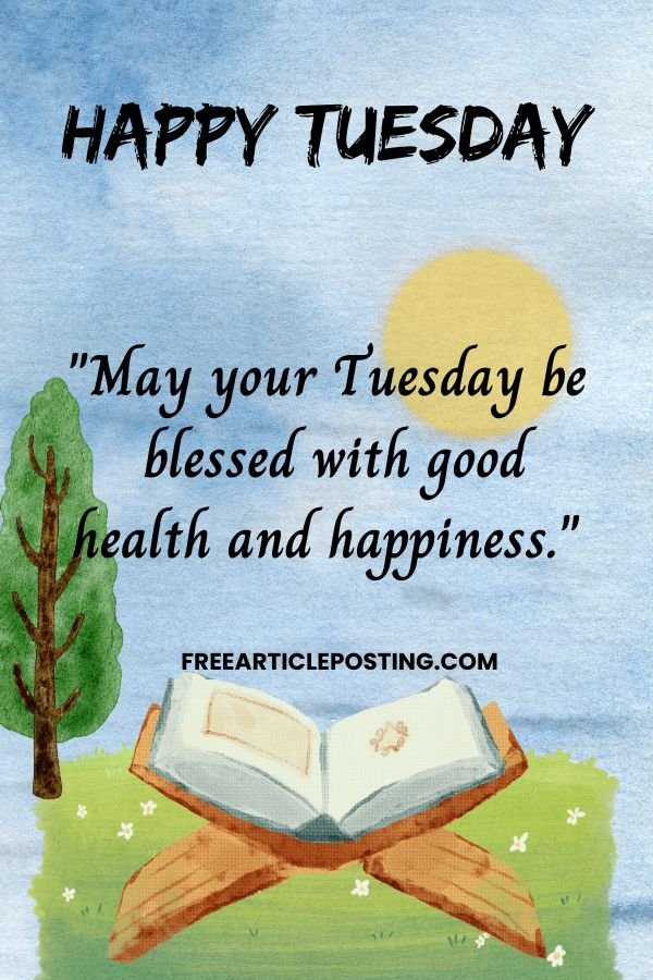 Tuesday prayers and blessings