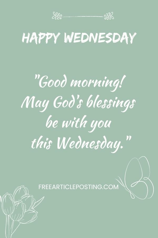 Wed blessings