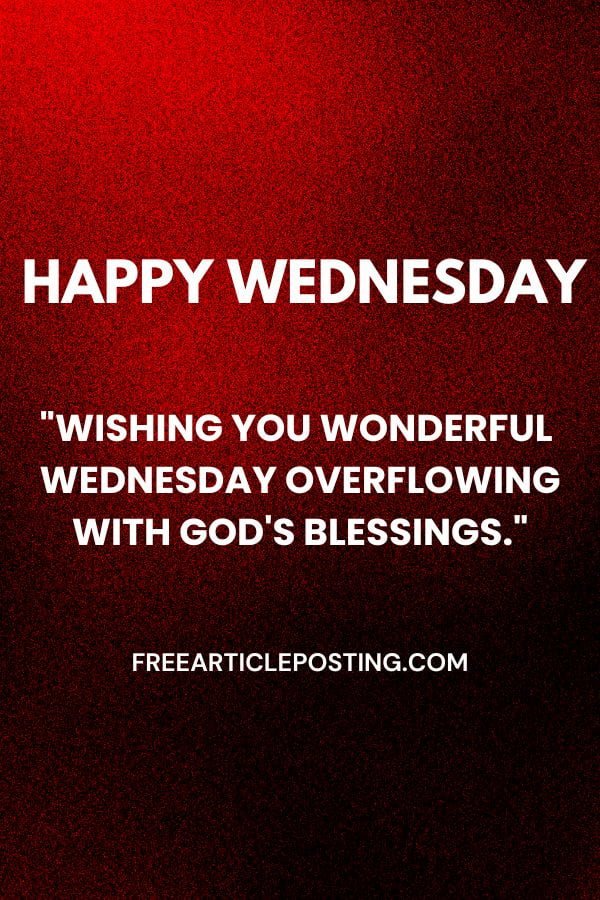 Wednesday blessings and prayers images