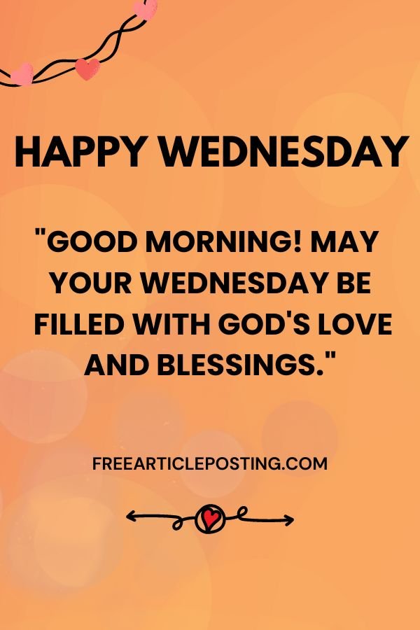 Wednesday blessings and prayers