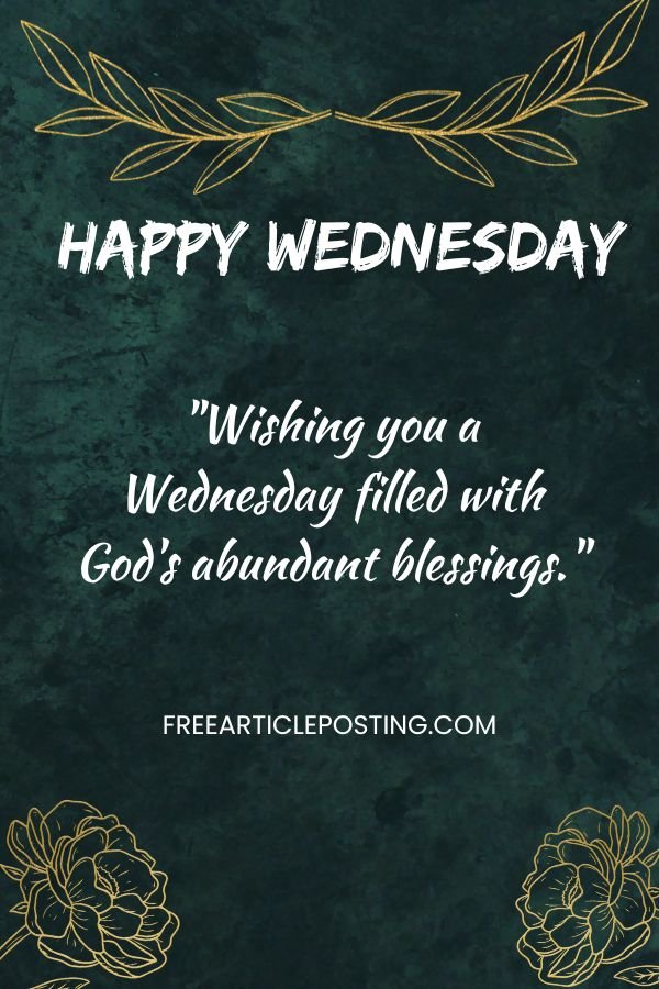 Wednesday evening blessings quotes