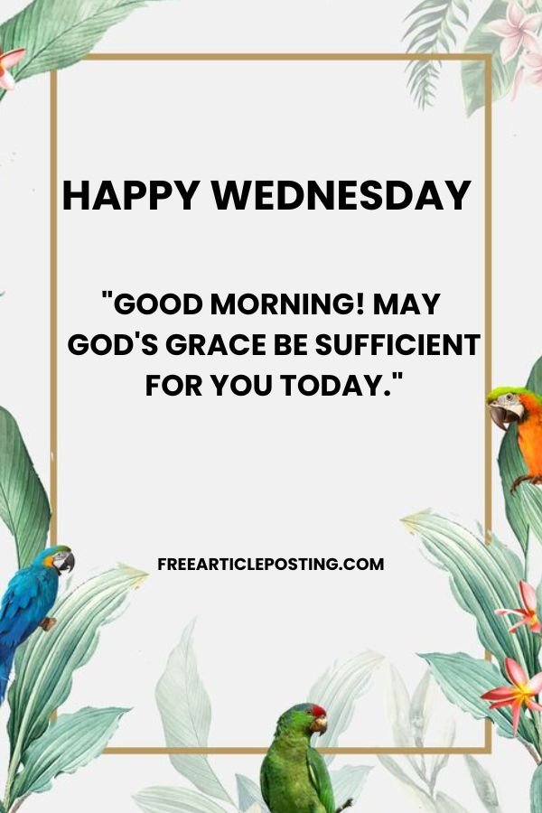 Wednesday morning greetings and blessings images and quotes