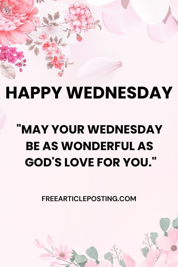 Wednesday prayers and blessings