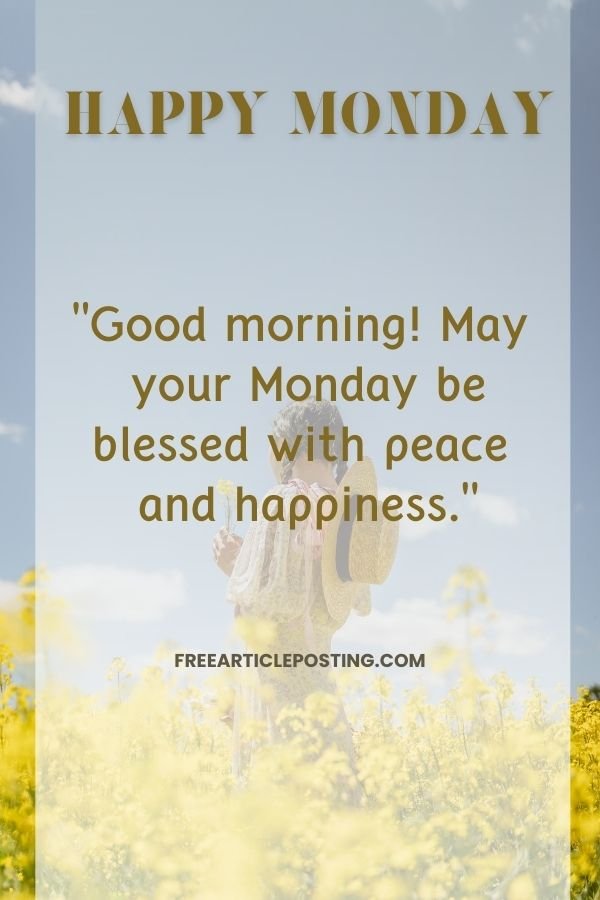 inspirational Monday morning blessings quotes