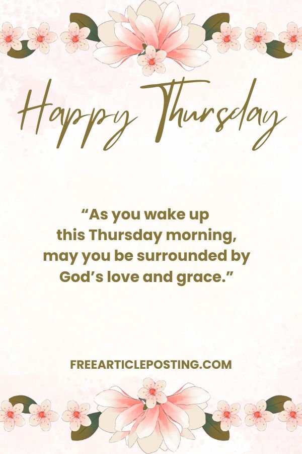 Good morning Thursday blessings images and quotes gif