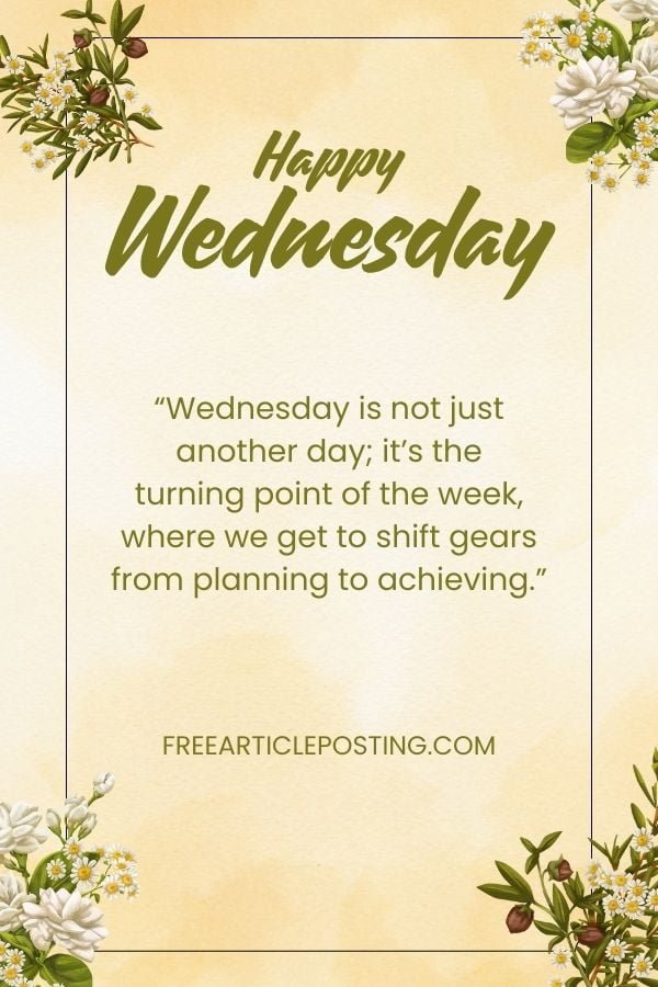 Good morning Wednesday blessings quotes