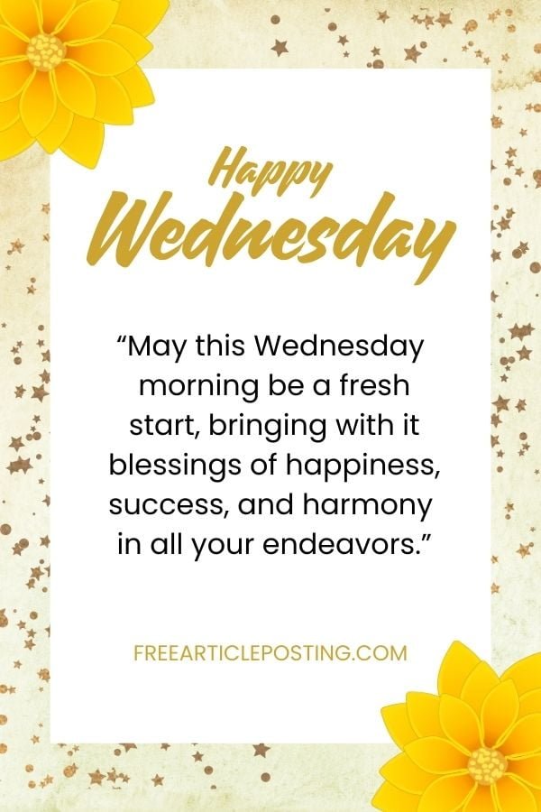 Good morning Wednesday blessings